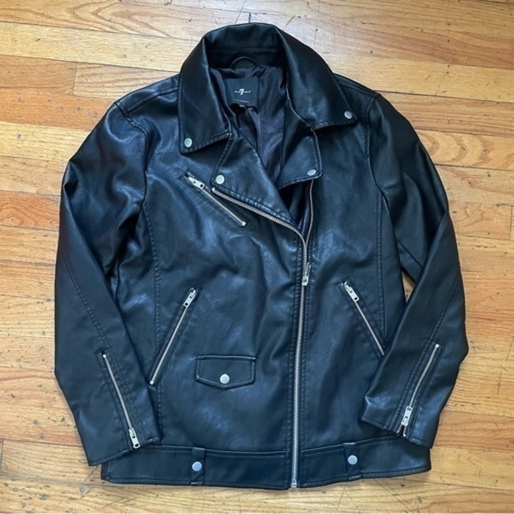 7 for all Mankind Biker Jacket Size Small